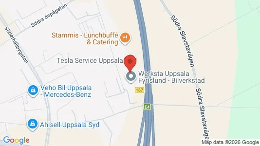 Gewerbeflächen zur Miete i Uppsala - kort over placeringen