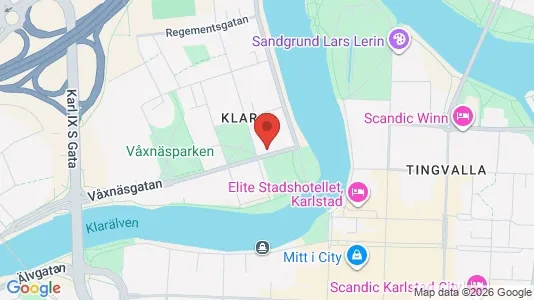 Propiedades comerciales En alquiler i Karlstad - kort over placeringen
