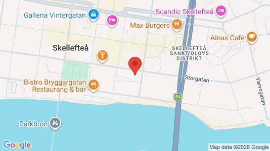 Gewerbeflächen zur Miete i Skellefteå – Foto von Google Street View