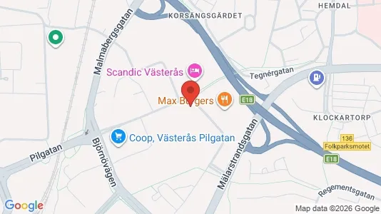 Lokaler til leje i Västerås - Foto fra Google Street View