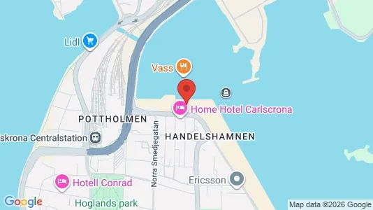 Commercial properties for rent i Karlskrona - kort over placeringen