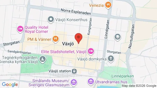 Företagslokaler för uthyrning i Växjö – Foto från Google Street View