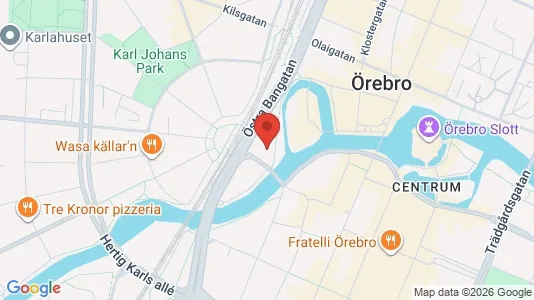 Nieruchomości komercyjne Do wynajęcia i Örebro - kort over placeringen