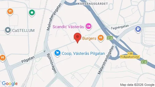 Företagslokaler för uthyrning i Västerås – Foto från Google Street View