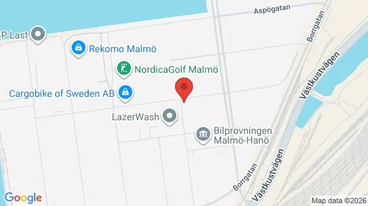 Lagerlokaler til leje i Malmø Centrum - Foto fra Google Street View