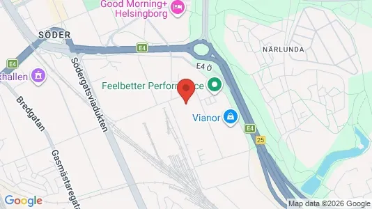 Liikekiinteistöt Vuokrattavana i Helsingborg - Kuva Google Street Viewstä