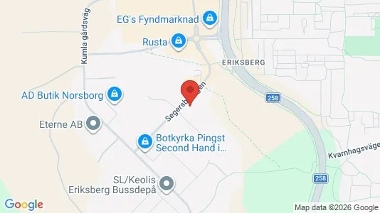 Lager zur Miete i Botkyrka - kort over placeringen