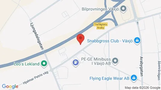 Liikekiinteistöt Vuokrattavana i Växjö - Kuva Google Street Viewstä