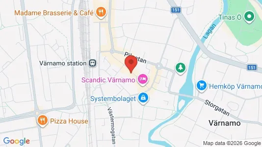Liikekiinteistöt Vuokrattavana i Värnamo - Kuva Google Street Viewstä