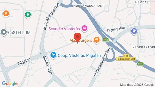 Lokaler til leje i Västerås - Foto fra Google Street View