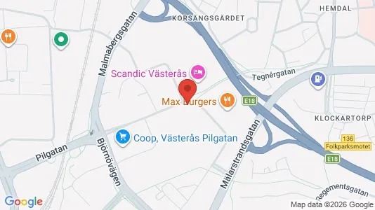 Lokaler til leje i Västerås - Foto fra Google Street View