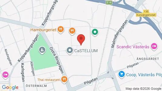 Lokaler til leje i Västerås - Foto fra Google Street View