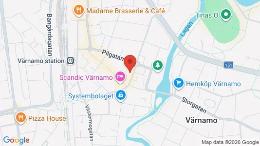 Nieruchomości komercyjne Do wynajęcia i Värnamo - kort over placeringen