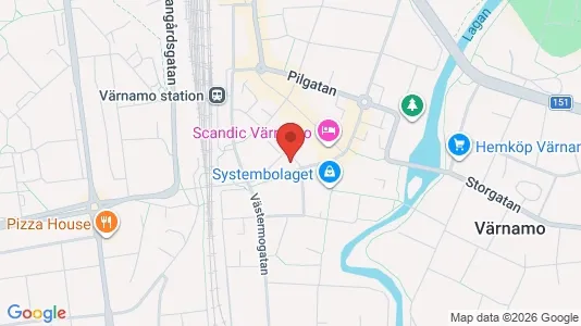 Liikekiinteistöt Vuokrattavana i Värnamo - Kuva Google Street Viewstä