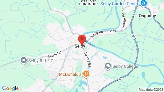 Restaurantlokaler til leje i Selby - North Yorkshire - Foto fra Google Street View