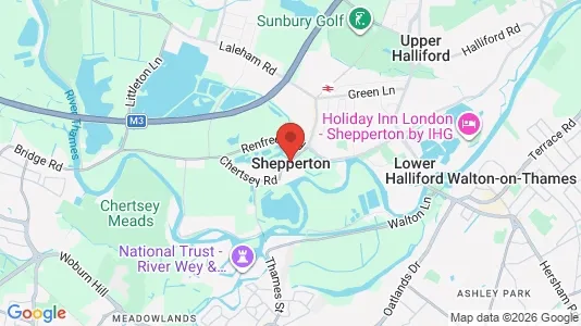 Ladenlokale zur Miete i Shepperton - Middlesex – Foto von Google Street View