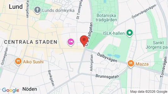 Büros zur Miete i Lund - kort over placeringen
