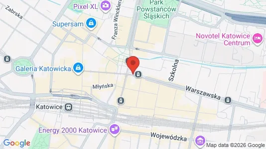 Kontorlokaler til leje i Katowice - Foto fra Google Street View