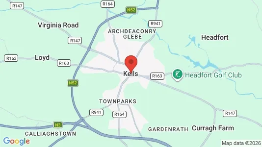 Industrilokaler för uthyrning i Kells – Foto från Google Street View