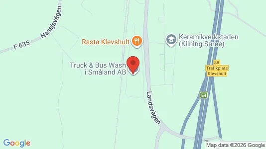 Værkstedslokaler til leje i Vaggeryd - Foto fra Google Street View