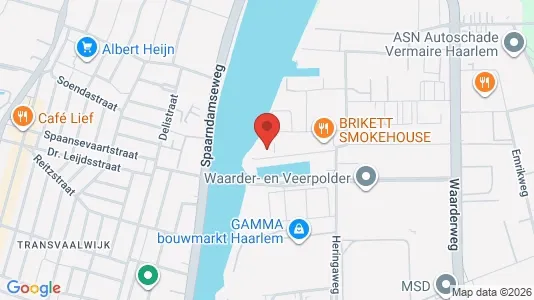 Office spaces for sale i Haarlem - kort over placeringen