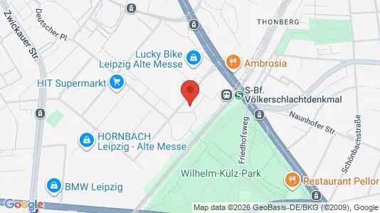 Kontorlokaler til leje i Leipzig - Foto fra Google Street View