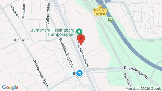 Kontorlokaler til leje i Helsingborg - Foto fra Google Street View