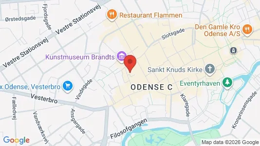 Kontorer til leie i Odense C – Bilde fra Google Street View