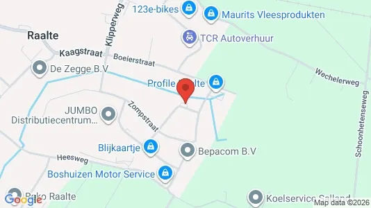 Commercial properties for sale i Raalte - kort over placeringen
