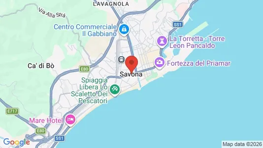 Gewerbeflächen zum Kauf i Savona - kort over placeringen