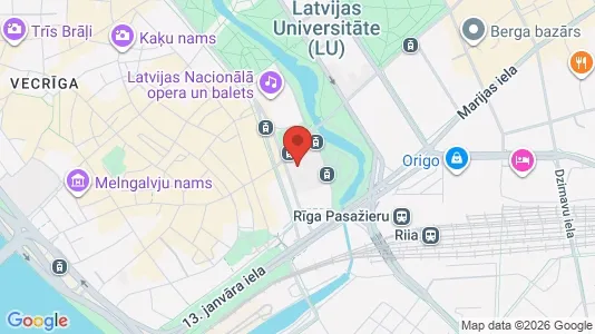 Espacios de oficina En alquiler i Riga Vecrīga - Foto de Google Street View
