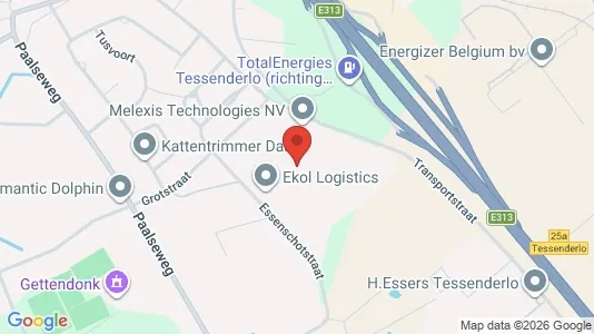 Liikekiinteistöt Vuokrattavana i Tessenderlo - kort over placeringen
