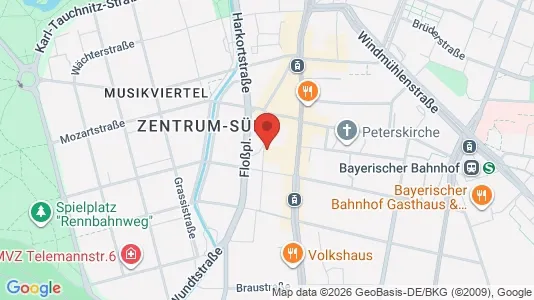 Büros zur Miete i Leipzig – Foto von Google Street View