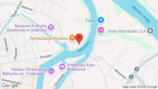 Office spaces for rent i Gdańsk - kort over placeringen
