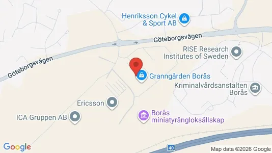 Kontorlokaler til leje i Borås - Foto fra Google Street View