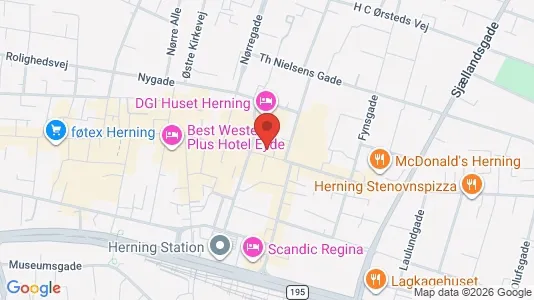 Espacios de oficina En alquiler i Herning - Foto de Google Street View