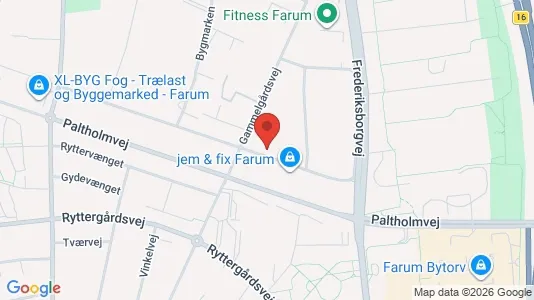 Værkstedslokaler til leje i Farum - Foto fra Google Street View