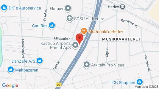 Toimistotilat Vuokrattavana i Herlev - Kuva Google Street Viewstä