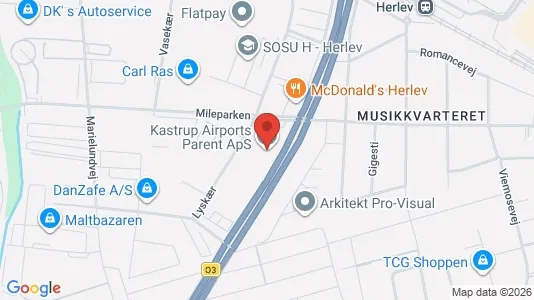 Liikekiinteistöt Vuokrattavana i Herlev - Kuva Google Street Viewstä