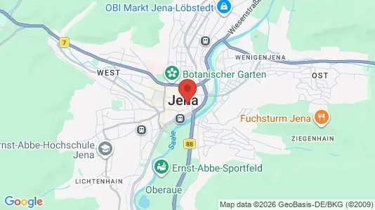 Bedrijfsruimtes te huur i Jena - kort over placeringen