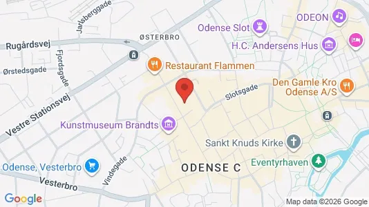 Kontorlokaler til leje i Odense C - Foto fra Google Street View