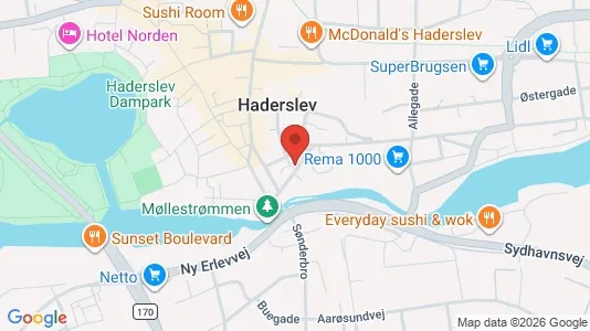 Bedrijfsruimtes te koop i Haderslev - Foto uit Google Street View