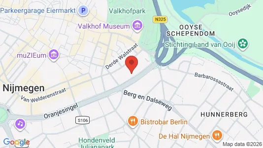 Office spaces for rent i Nijmegen - kort over placeringen