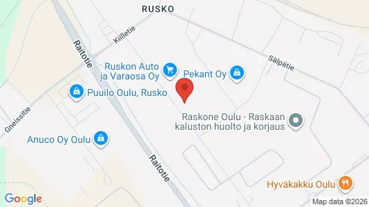Kontorlokaler til leje i Oulu - Foto fra Google Street View