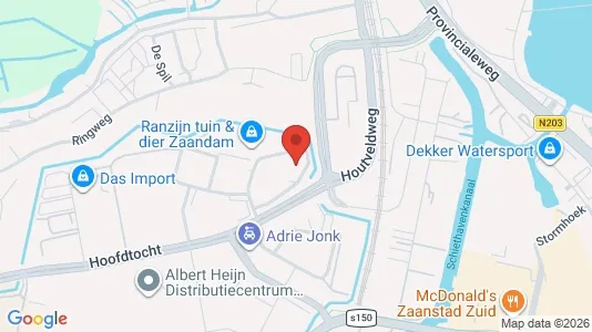 Commercial properties for rent i Zaanstad - kort over placeringen