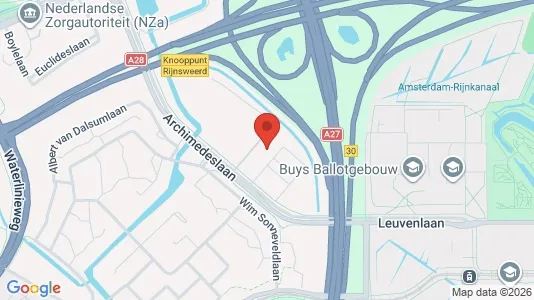 Kontorlokaler til leje i Utrecht Oost - kort over placeringen