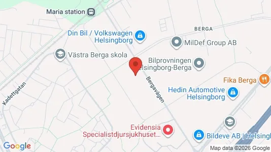 Kontorlokaler til leje i Helsingborg - Foto fra Google Street View