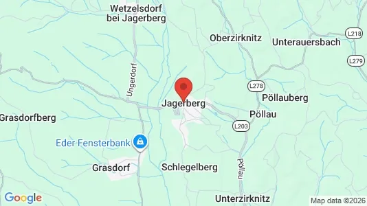 Commercial properties for sale i Jagerberg - kort over placeringen