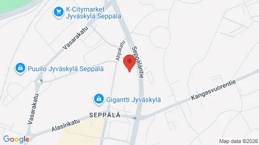 Gewerbeflächen zur Miete i Jyväskylä - kort over placeringen