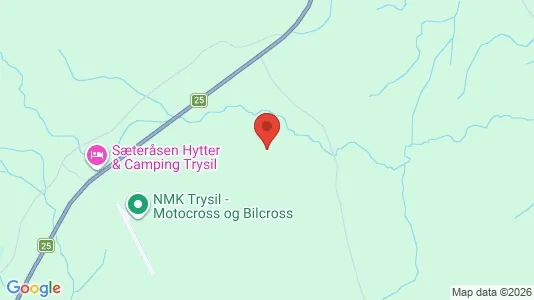 Sklepy Do wynajęcia i Trysil - kort over placeringen